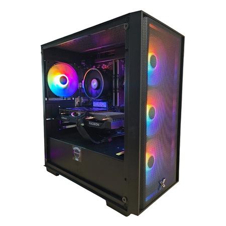 Sistem Desktop Gaming MCO, AMD Ryzen 5 3400G pana la 4.2GHz, 32GB
