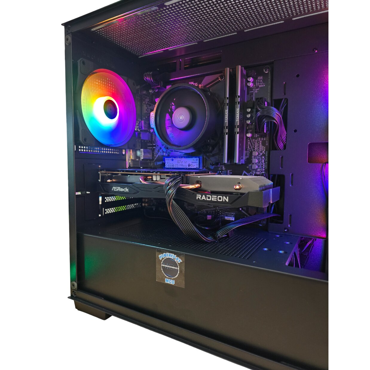 Sistem Desktop Gaming MCO, AMD Ryzen 5 3400G pana la 4.2GHz, 32GB