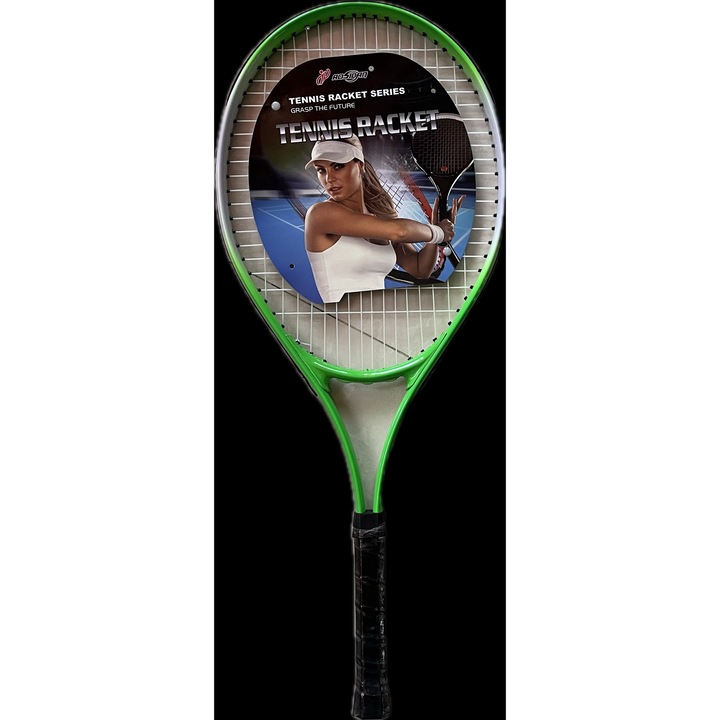 Racheta Tenis de camp Aosidan, aluminiu, verde