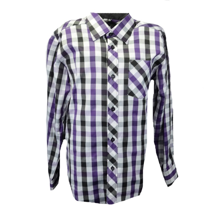 Camasa cu maneca lunga pentru baieti Jankes KSL-156C-146-cm, Mov 37795