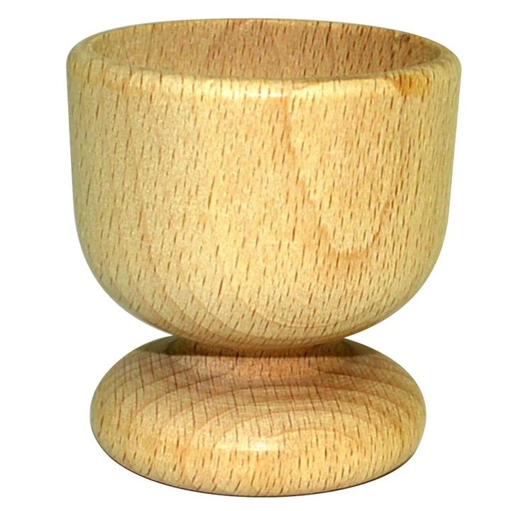 Suport oua, lemn natur, 5 x 4.5 cm