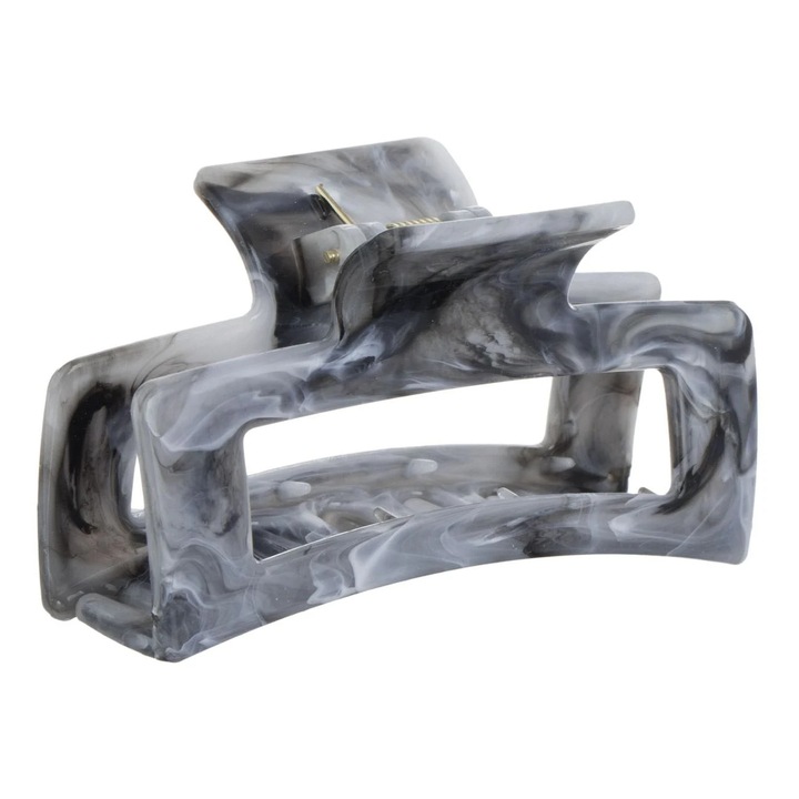 Дамска правоъгълна шнола за коса, 8 см