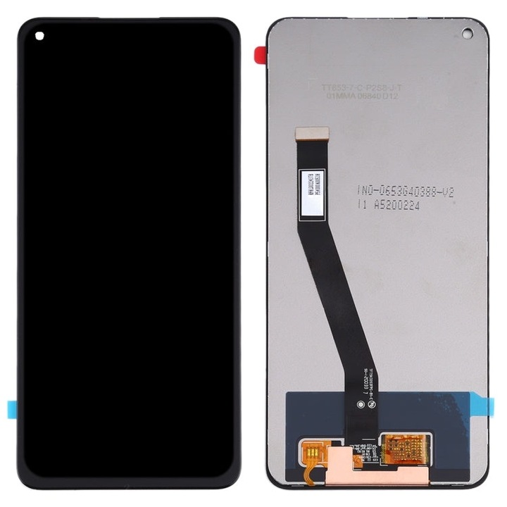 Display pentru Xiaomi Note 9, DaDen®, Negru, LCD, Ecran Tactil, Best Quality