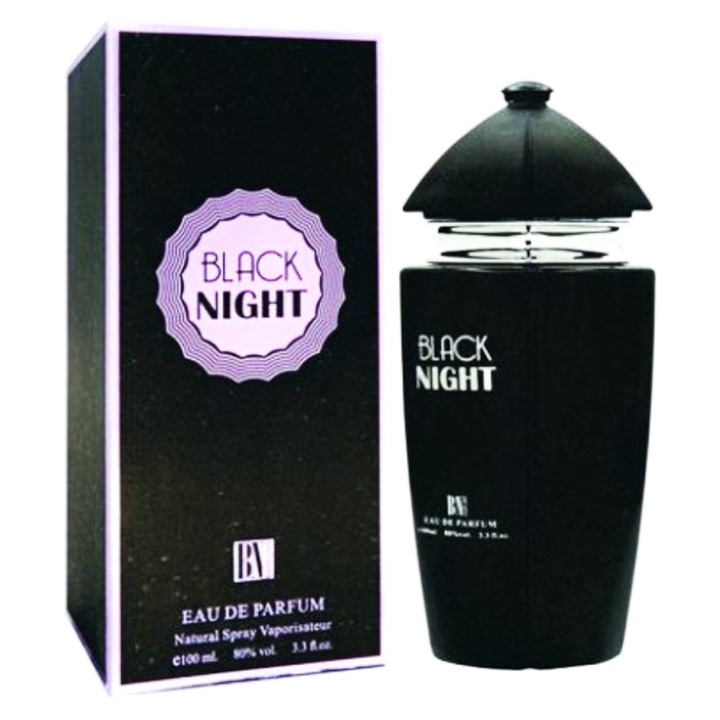 Set 2 x Apa de Parfum Bi-es Black Night, pentru Femei, 100 ml