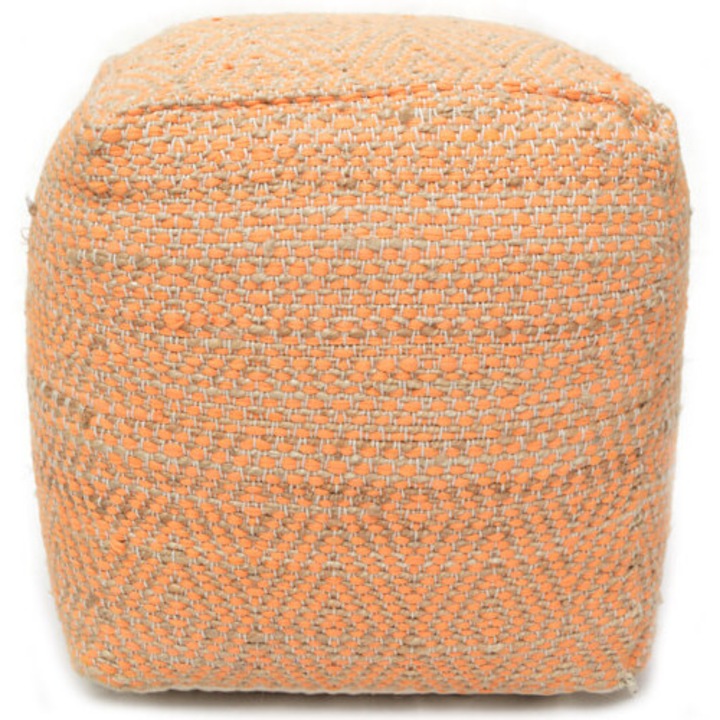 Bakero Pouf Abella orange (40x40 cm)
