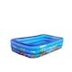Piscina Gonflabila SIKS Pentru Copii, Exterior / Gradina, Cu Baza Podea Moale Gonflabila, Dimensiuni 150 x 102 x 50 cm, 3 Inele Gonflabile, Dreptunghiulara, Instalare Rapida, Vinil, 3+ Ani, Multicolor