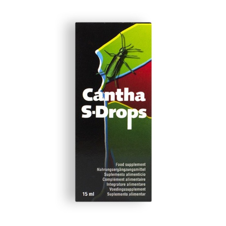 Supliment Afrodiziac Natural pentru Stimularea Dorintei Sexuale, Cantha S-Drops 15ml