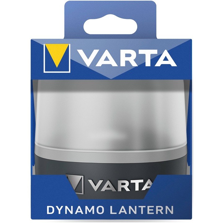 Lampa LED reincarcabila Varta Dynamo Lantern L10RH, USB-C, 3 moduri de iluminare, 50 lm, IP54