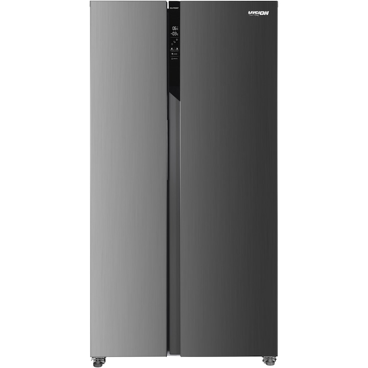 Side by Side Vision Chef VSBS532XE, 532 л, Full No Frost, Функция за бързо замразяване, ECO функция, Инверторен компресор, Клас E