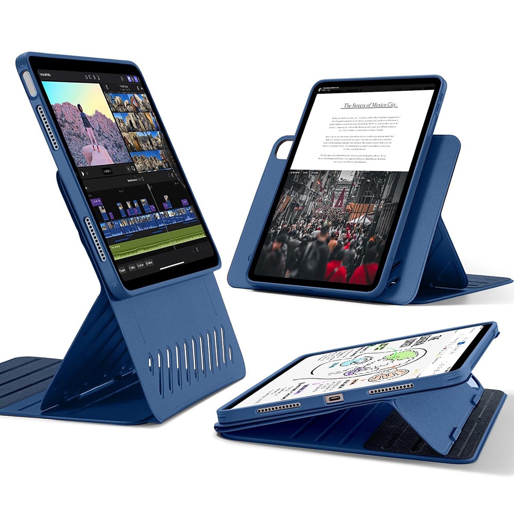 Husa pentru iPad Air 4 (2020) / Air 5 (2022) / Air 6 (2024) - ESR Shift Magnetic - Blue