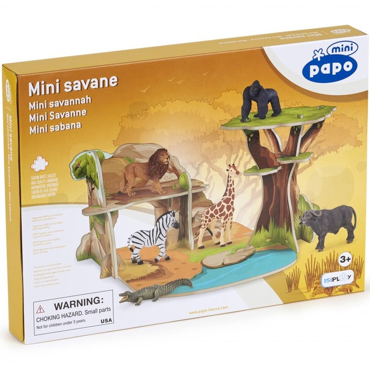 Комплект за игра Papo - Савана