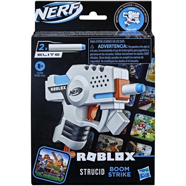 Бластер Nerf Roblox - MicroShots, Strucid Boom Strike