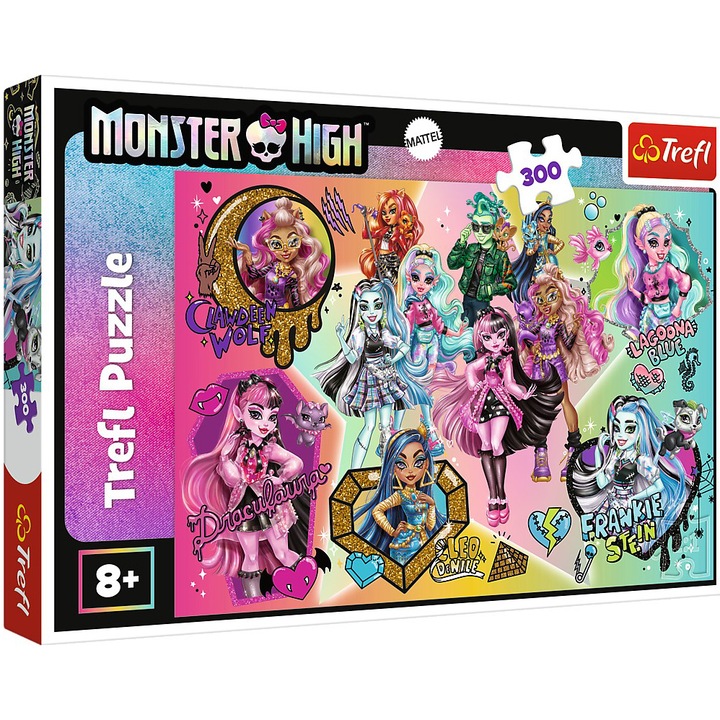 Пъзел Trefl Monster High, Зомбита в топ, 300 части