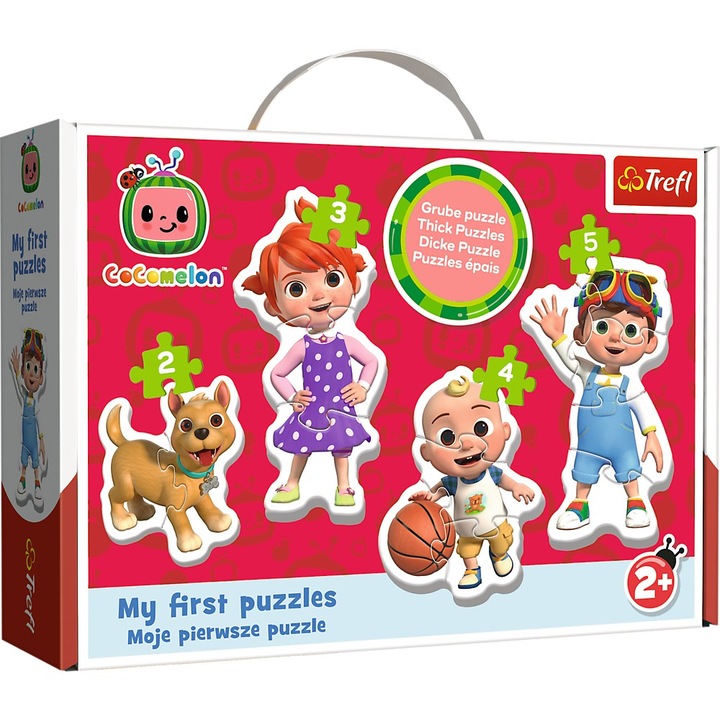 Puzzle Trefl Baby Clasic, Cocomelon, La Joaca, 14 piese