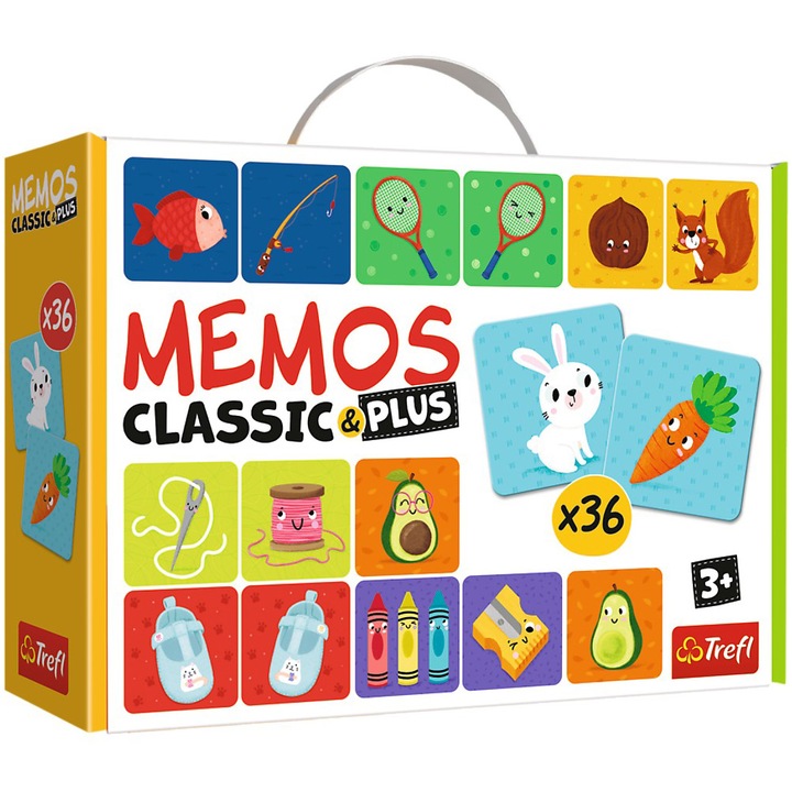 Игра Trefl Memos Classic Plus, Логическа