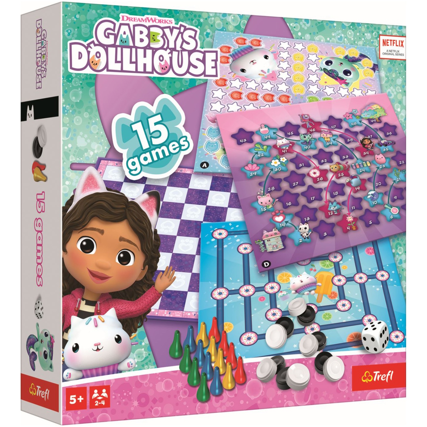 Gabby出品　まとめて15個 Set 15 jocuri clasice Trefl, Gabby's Dollhouse - eMAG.ro