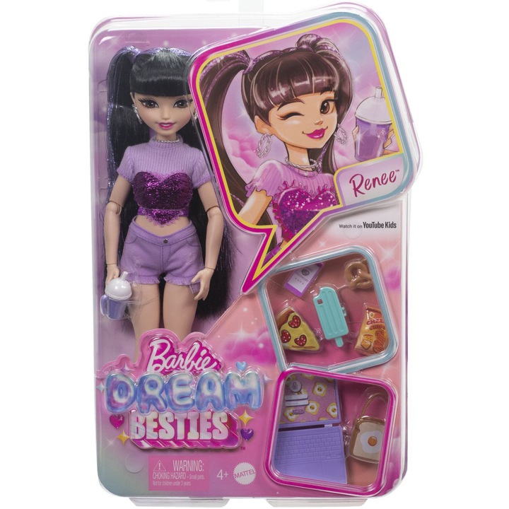 Papusa Barbie Dream Besties - Renee, cu accesorii