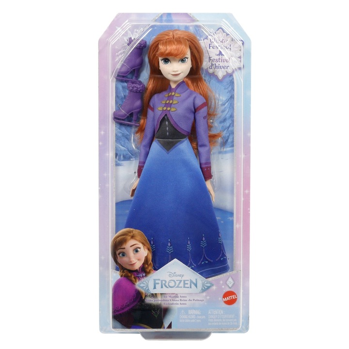Papusa Disney Frozen - Anna Patinatoare