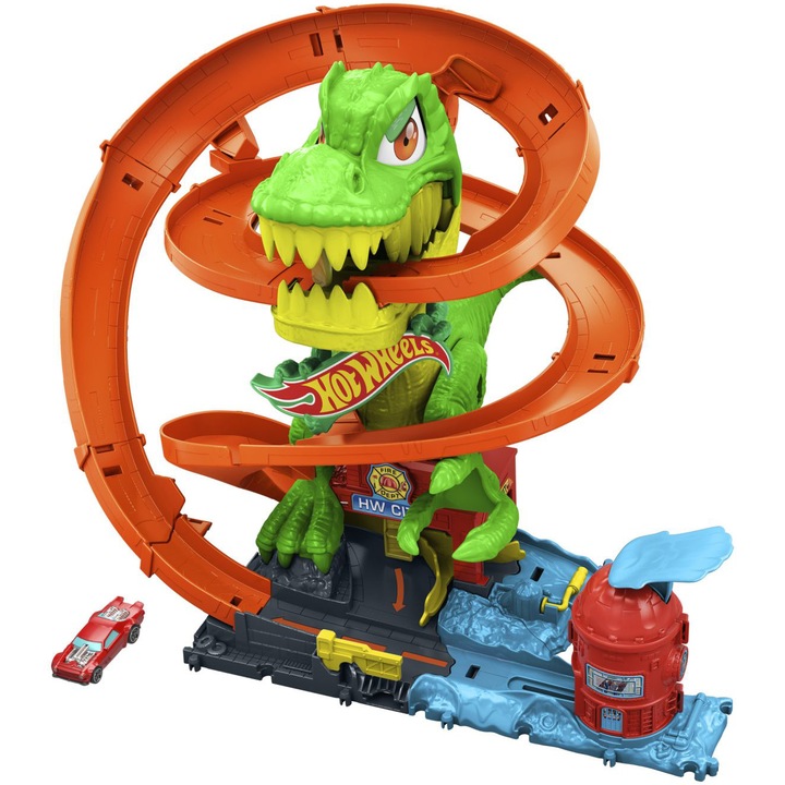Mattel 5264186 Hot Wheels: T-Rex Támadás pályaszett - Mattel