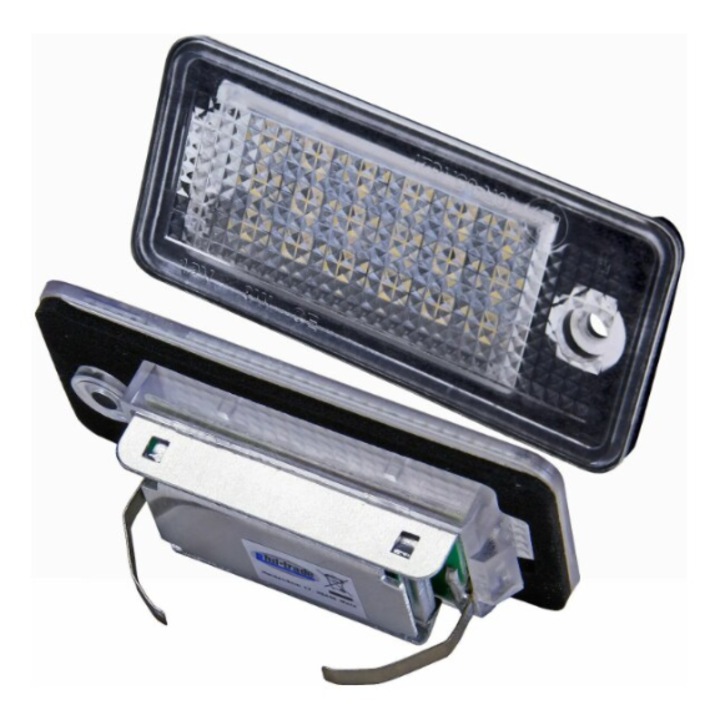 Комплект от 2 LED лампи за номера, предназначени за Audi A4 B6, B7, A6 C6, A3, A5, A8, Q7