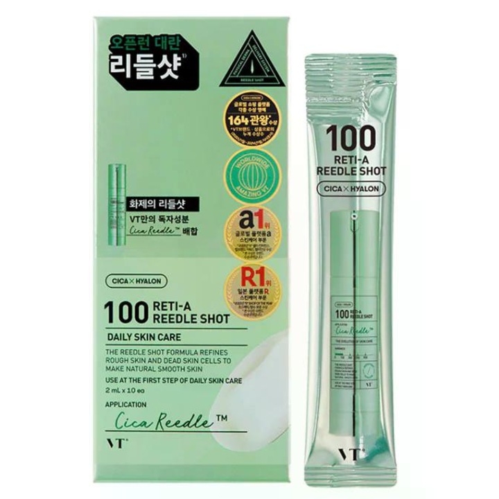 VT Cosmetics Reti-A Reedle Shot 100 Esszencia csomag 2mlx10db
