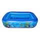 Piscina Gonflabila SIKS Pentru Copii De Exterior / Gradina SIKS, Cu Baza Podea Moale Gonflabila, Dimensiuni 115 x 82 x 33 cm, 2 Inele Gonflabile, Dreptunghiulara, Instalare Rapida, Vinil, 3+ Ani, JR6000, Multicolora