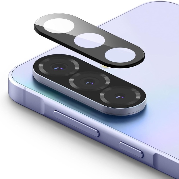 Folie Camera Daden din sticla pentru Samsung Galaxy A36, Full Cover, Protectie Profesionala, Ultra Rezistenta, Calitate Premium, Negru