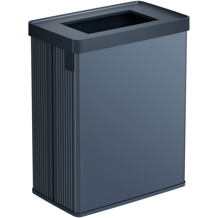 Cos de gunoi Curver Verto Recycle, 54 L, pliabil, fara capac, 43.5 x 26.5 x 54.7 cm, albastru