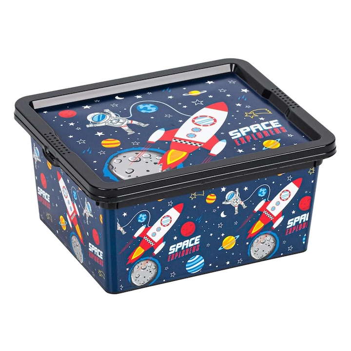 Кутия за играчки с капак 2.5л
