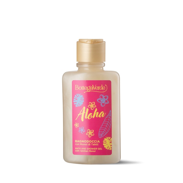 Hidratáló tusfürdő Monoi olajjal - Aloha, 100 ML, Bottega Verde