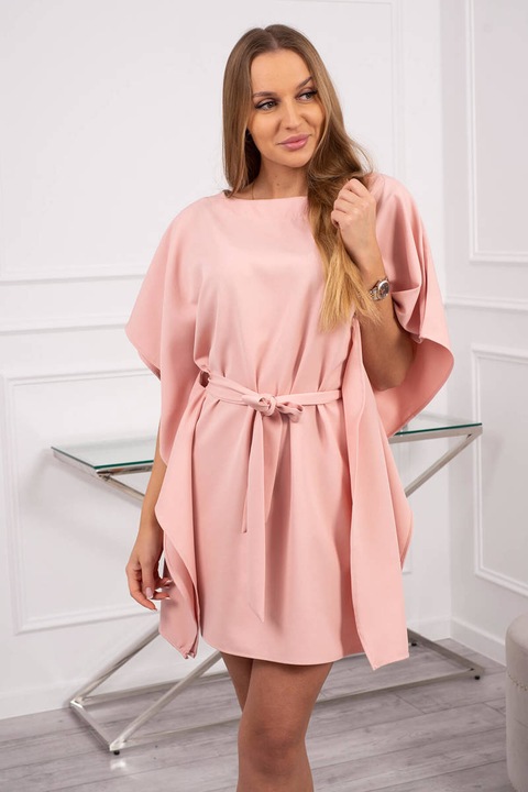 Rochie Dama Oversize Mimi Roz Prafuit, Roz prafuit, One Size
