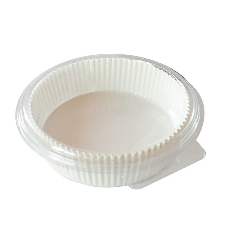 Set 50 Insertii din Hartie de Pergament, Rotunde, Antiaderente, 16x22 cm, pentru Coacere si Friteuza. Maro