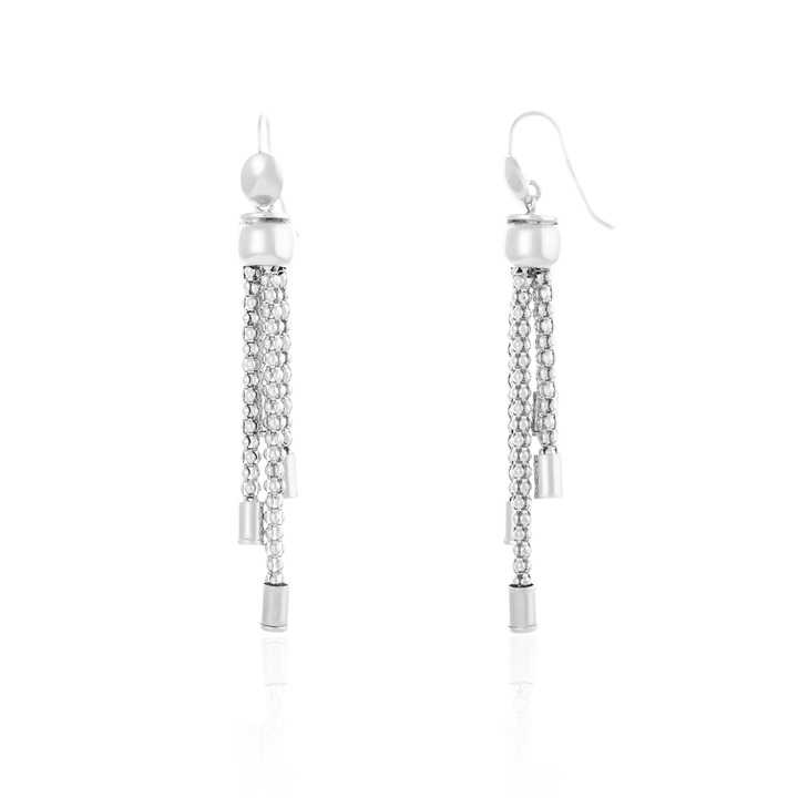 Cercei din argint 925 rodiat, Sonis Silver