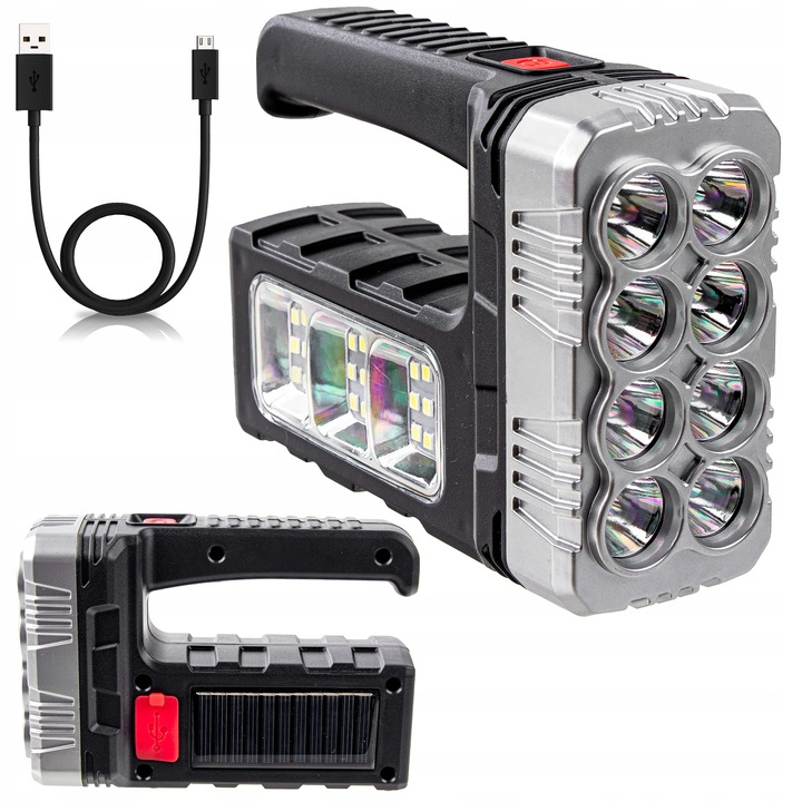 Соларен LED фенер Hotter Mouse, USB POWERBANK, 1000 лумена, водоустойчив, 12x18x6.5cm