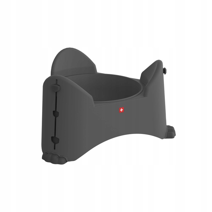 Bol pentru animale Rotho Sammy 1.02l, antracit, inaltime reglabila, usor de curatat