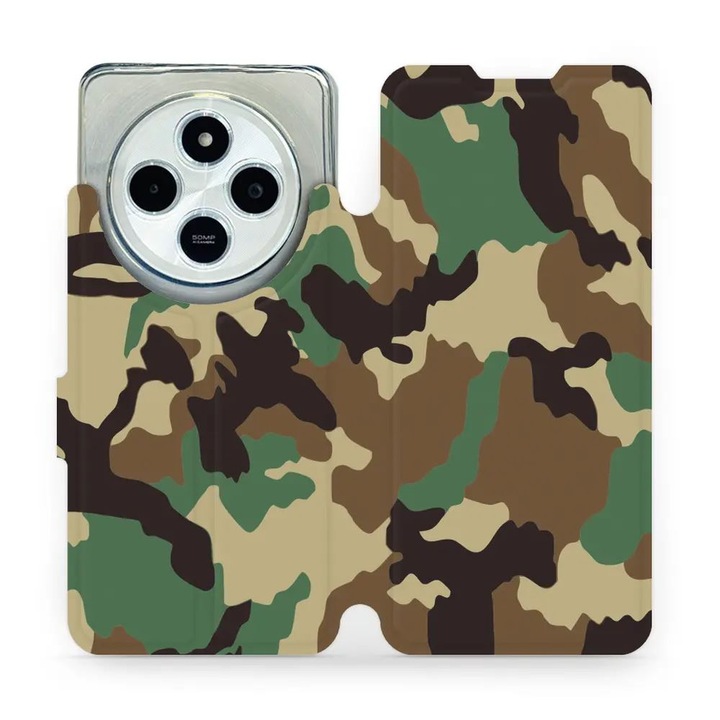 Mobiwear flip tok Xiaomi Redmi 14C / Poco C75 telefonhoz, elegáns kivitel, ütés- és karcálló, többszínű