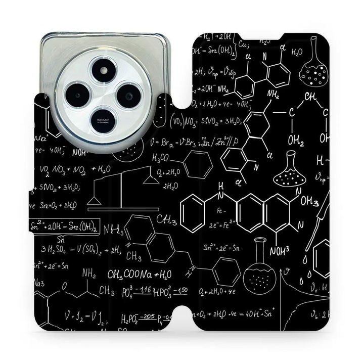 Mobiwear flip tok Xiaomi Redmi 14C / Poco C75 telefonhoz, elegáns kivitel, ütés- és karcálló, többszínű