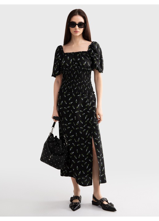 BLUZA CU MODEL FLORAL ONEGA