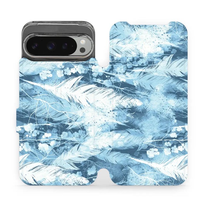 Husa flip Mobiwear pentru Google Pixel 9 Pro XL, design elegant, rezistent la socuri si zgarieturi, multicolor