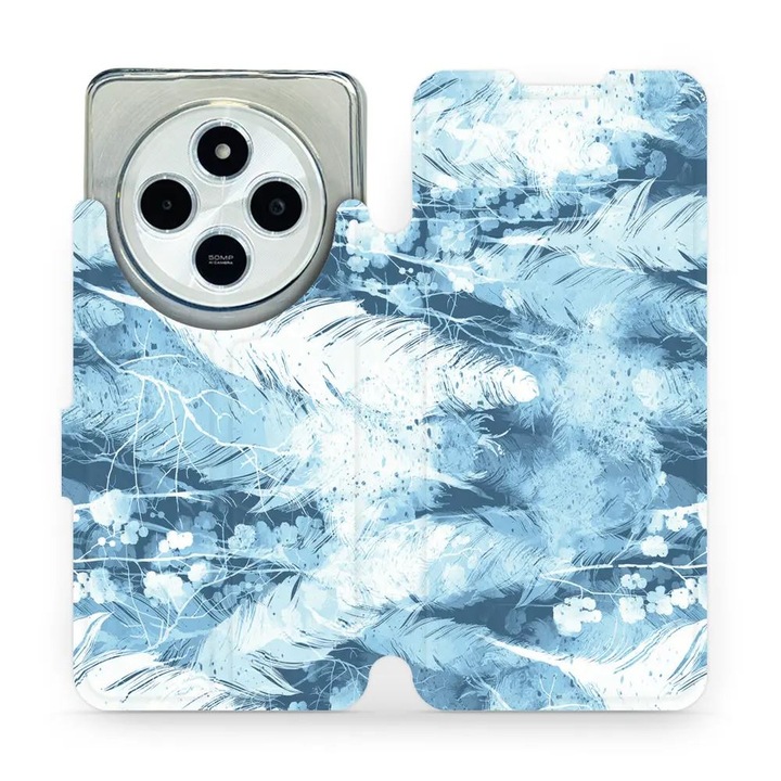 Mobiwear flip tok Xiaomi Redmi 14C / Poco C75 telefonhoz, elegáns kivitel, ütés- és karcálló, többszínű