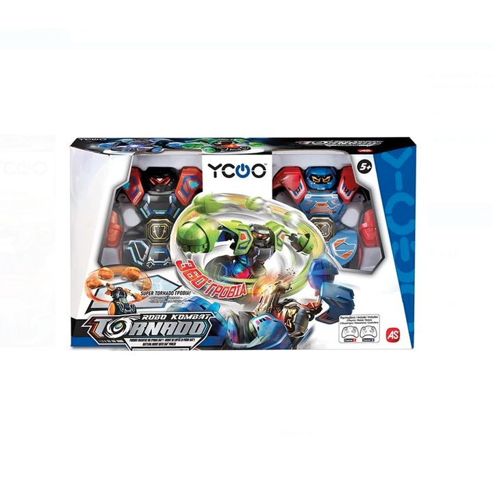 2 бойни робота с дистанционно управление - комплект AS Silverlit Ycoo Robo Kombat 360º Tornado