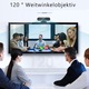 Уеб камера 1080P Fokelyi, черна, 120° ъгъл на заснемане, размери 100x26x30mm