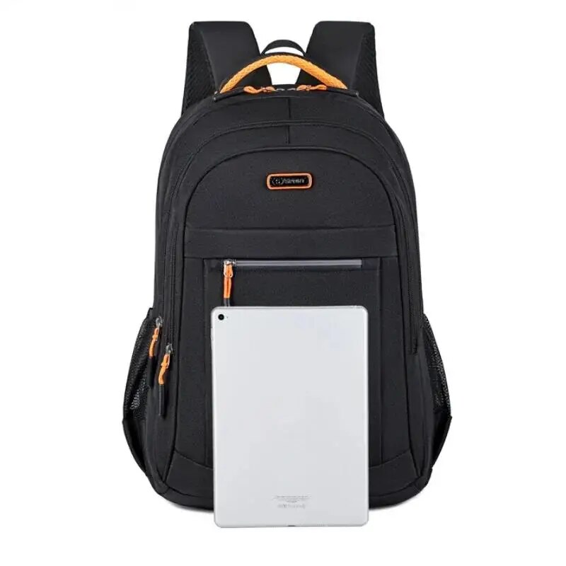Rucsac pentru laptop, negru, 48x18x32cm, 44x19x32cm, set pentru barbati si adolescenti