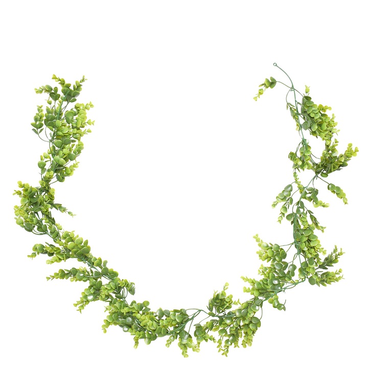 Изкуствен гирлянд, Naimeed D4868, Тъмно зелен, 1.7м