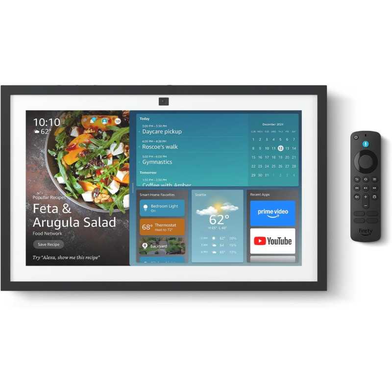 家電 echo show 15 Display inteligent Amazon Echo Show 15, 15.6 inch, Full HD, Wi-Fi