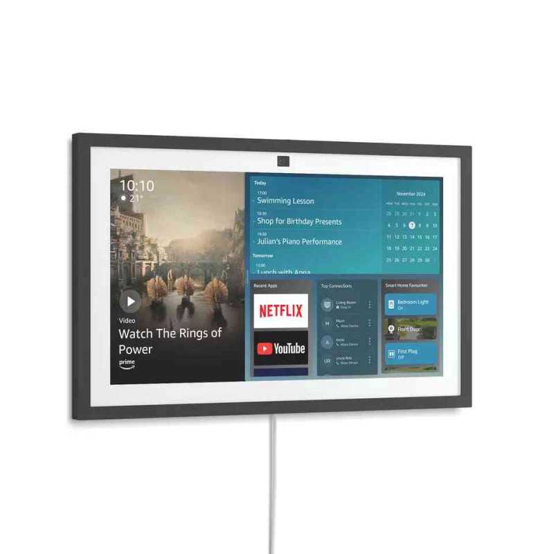 Display inteligent Amazon Echo Show 15, 15.6 inch, Full HD, Wi-Fi