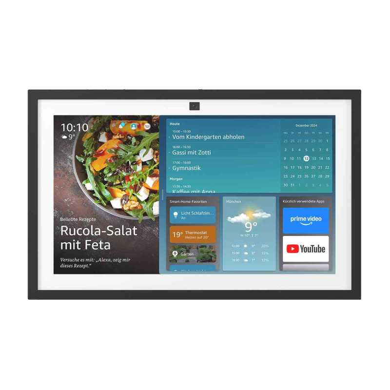 Display inteligent Amazon Echo Show 15, 15.6 inch, Full HD, Wi-Fi