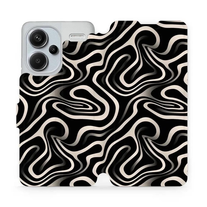 Mobiwear flip cover за Xiaomi Redmi Note 13 Pro Plus 5G, елегантен дизайн, устойчив на удари и надраскване, многоцветен