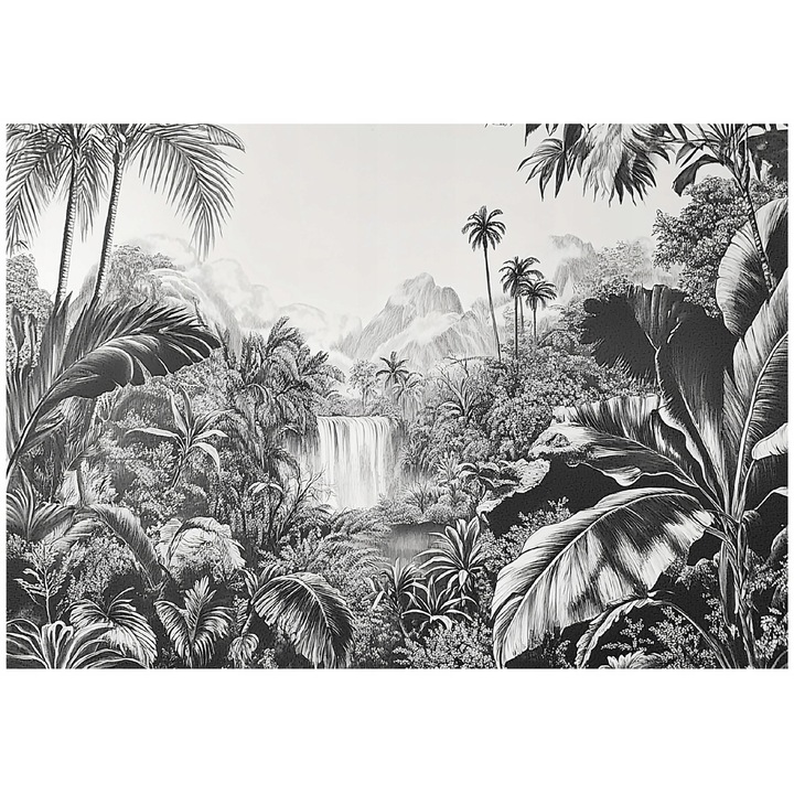 Tapéta, Levelek, 200x140 cm, Modern, Nem szőtt, Tapéta, Hálószoba, Nappali, Nappali, 15539VX4