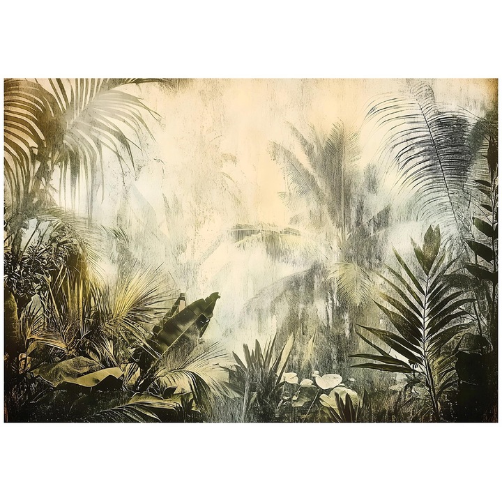 Fototapet, 3D, Frunze, Vintage, 400x280 cm, Modern, Vlies, Tapet, Pentru Dormitor, Camera, Living, Perete, Decorare, 15535VX8